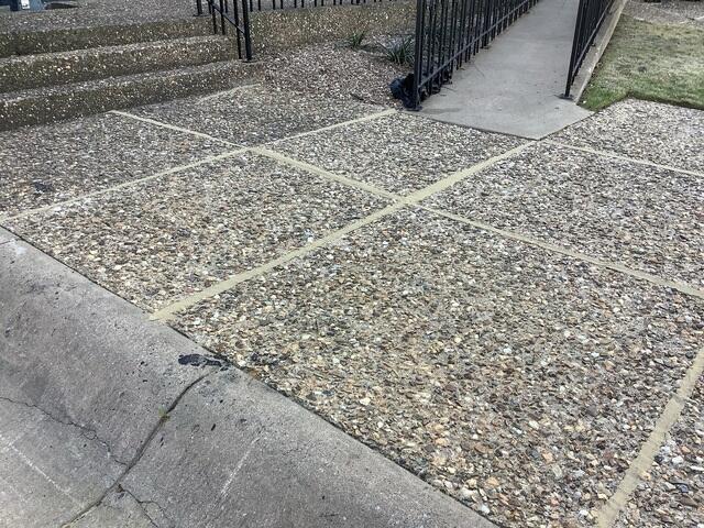 Freshly Sealed Concrete Joints Post-Repair