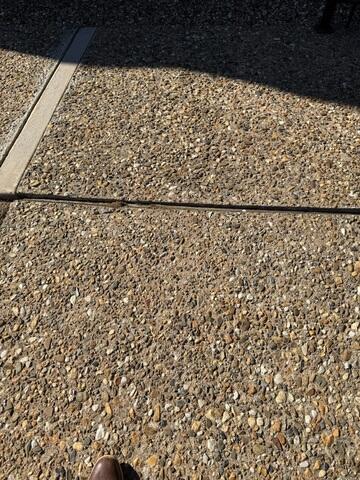 Misaligned Concrete Joints Before Repair