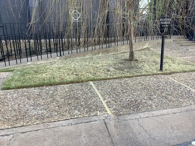 Sidewalk Leveled and Realigned After Repair