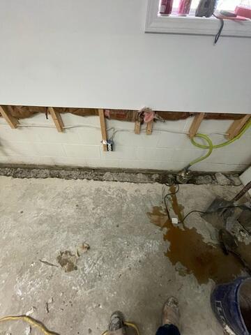 Drywall Removed