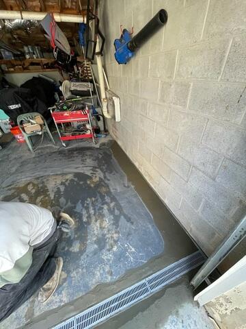 Trench Drain Installed