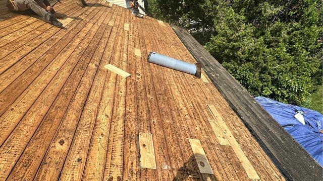 New Plywood Is Installed