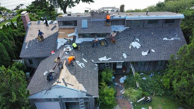 New Shingles Are Installed