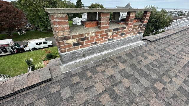 New Flashing on the Chimney
