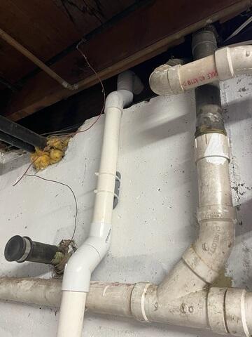 Interior Discharge Line