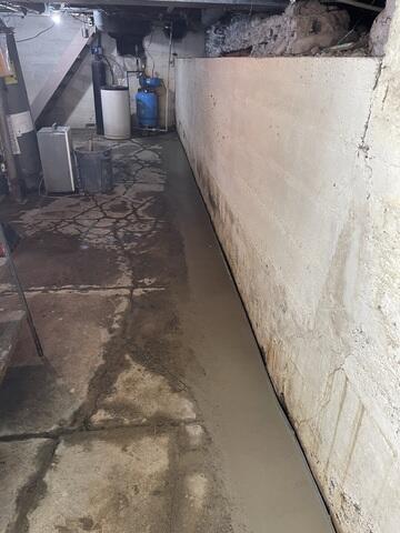 Basement Interior Drainage System