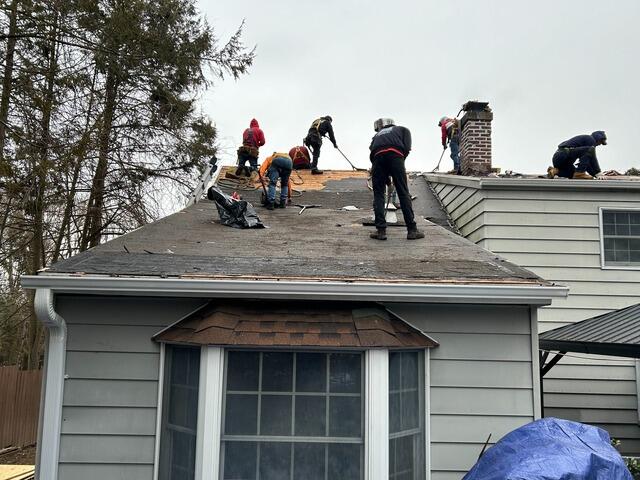The Sheathing Is Exposed