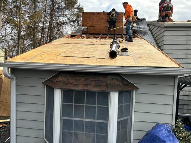 New Plywood Is Installed