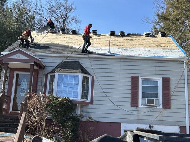 New Shingles Are Installed