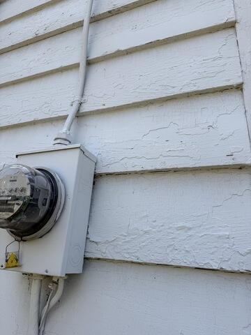Cracks on the exterior walls