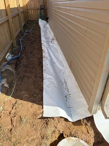 Drainage Fabric Prepares the Ground for GPS Installation