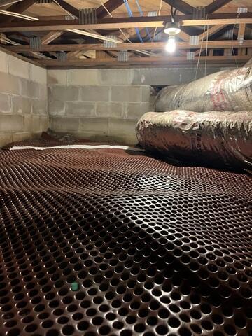 Drainage Matting Installation