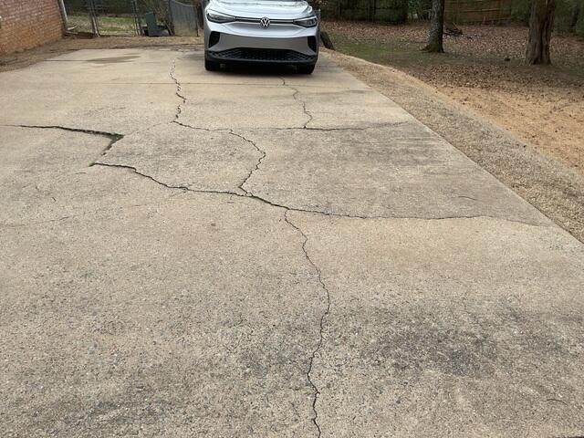 Severe Driveway Damage