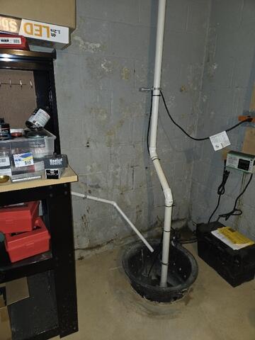 Old Sump Pump