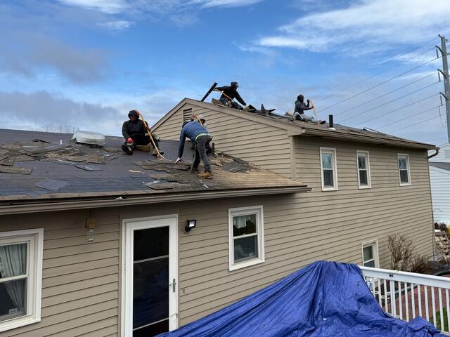 The Old Shingles Come Off