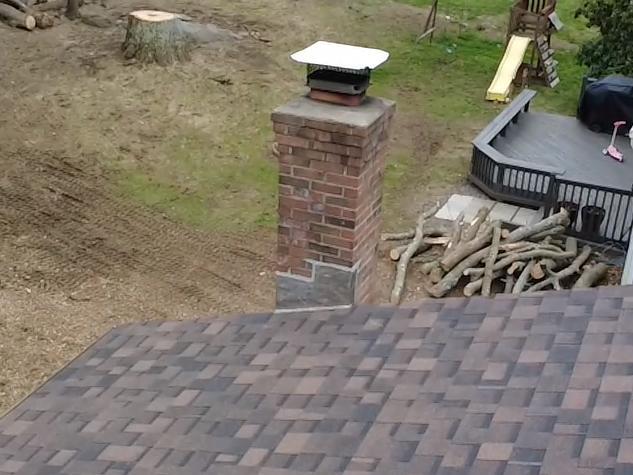 New Flashing on the Chimney