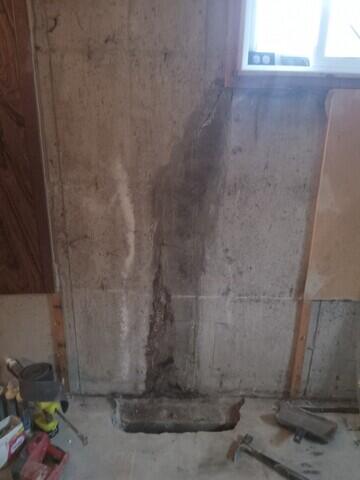 Open the concrete floor