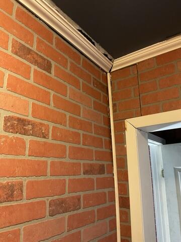 Interior Wall Separation