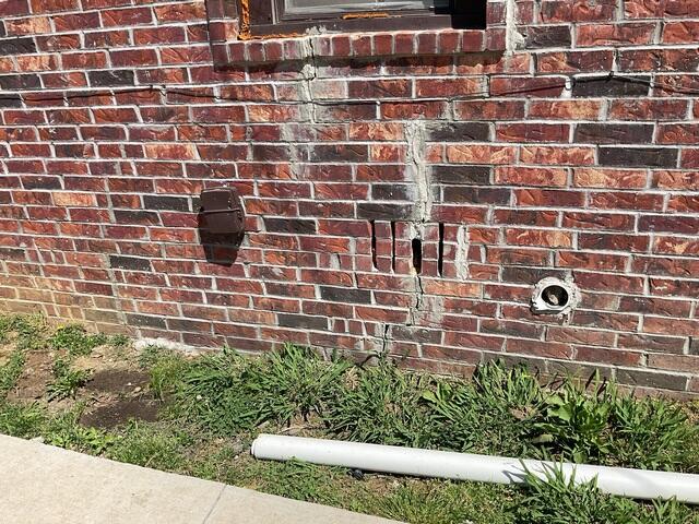 Exterior Brick Cracking and Mortar Separation