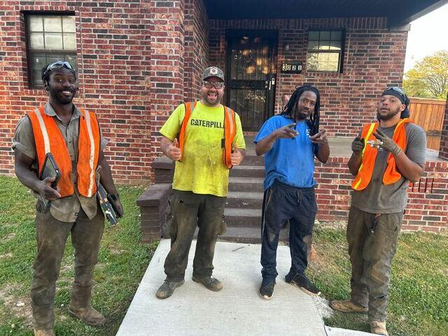 Aaron C. with the Crew