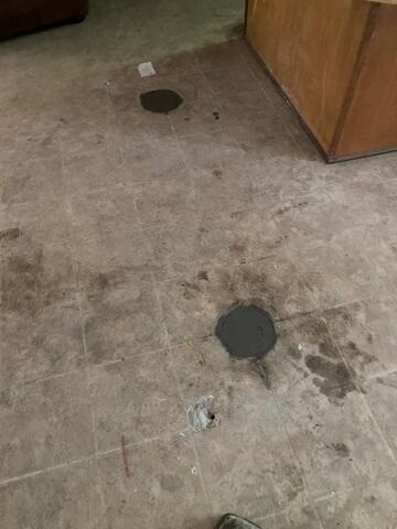 Slab Piers Installed