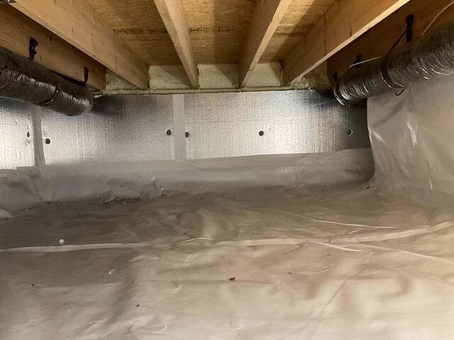 Fully Restored Crawl Space