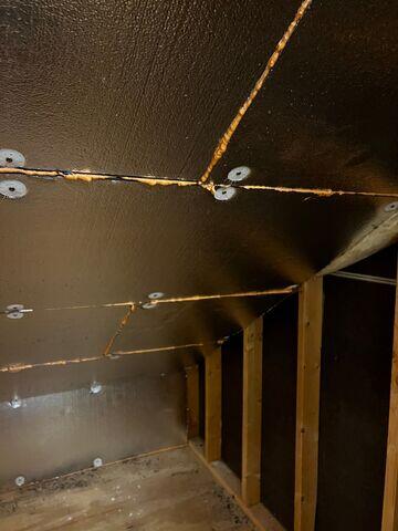 SilverGlo™ rigid foam insulation installation