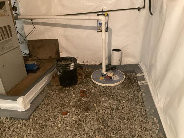 During SuperSump And WaterGuard Install