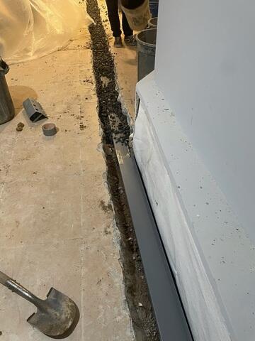 During WaterGuard Install