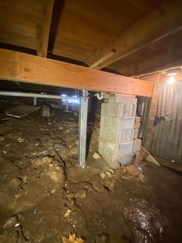 After Photo - SmartJack® Installed for Floor Support