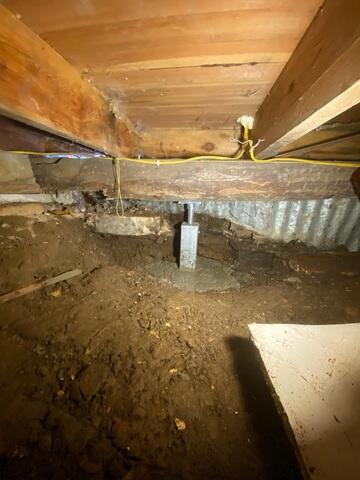 After Photo - Additional Beam Reinforced for Lasting Stability