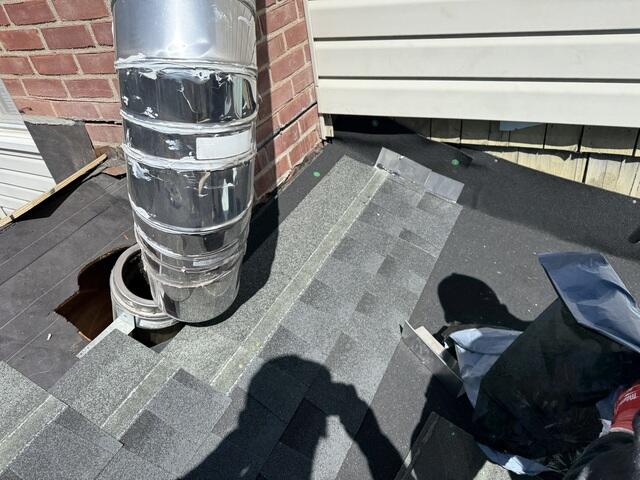 New Shingles Are Installed