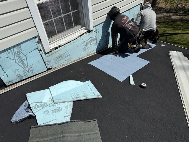 SBS Cap & New Insulation Is Installed