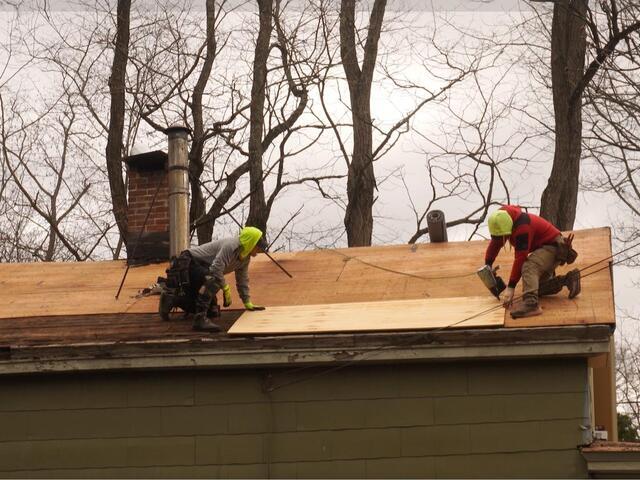 New Plywood Is Installed
