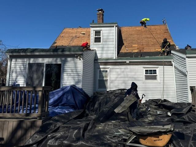 The Sheathing Is Exposed