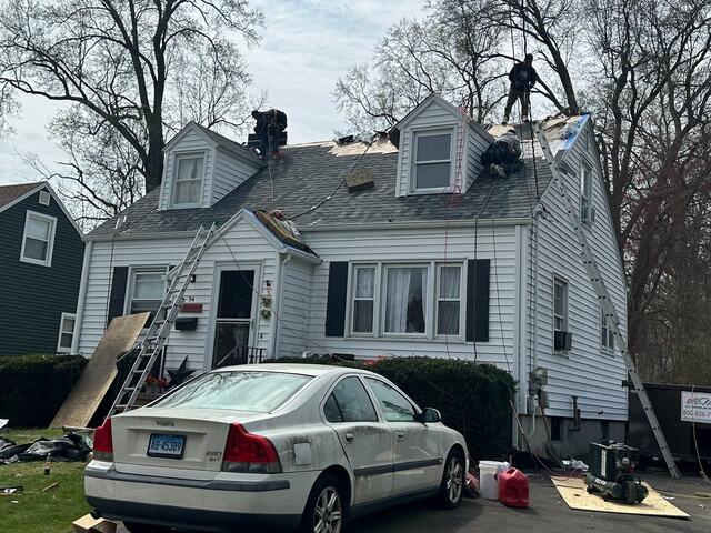New Shingles Are Installed