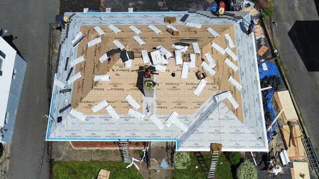 Underlayment Is Installed