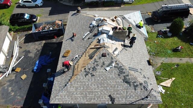 New Shingles Are Installed