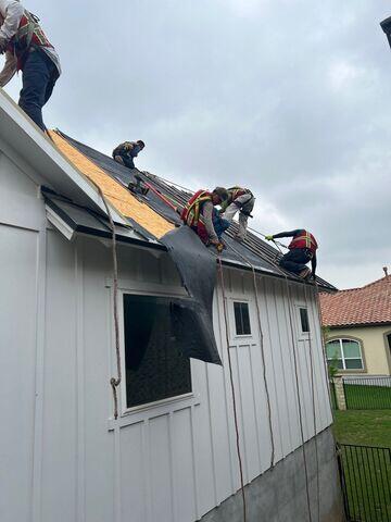 Removing the Old Roof Down to the Decking