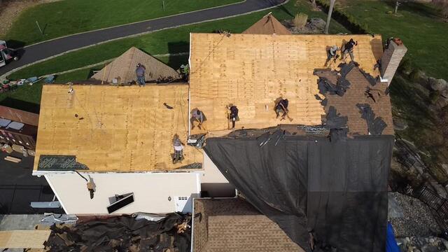 The Sheathing Is Exposed