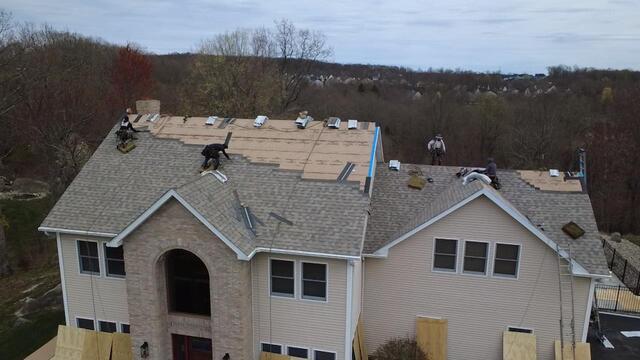 New Shingles Are Installed