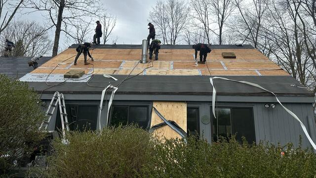 Seams Are Taped & Underlayment Is Installed