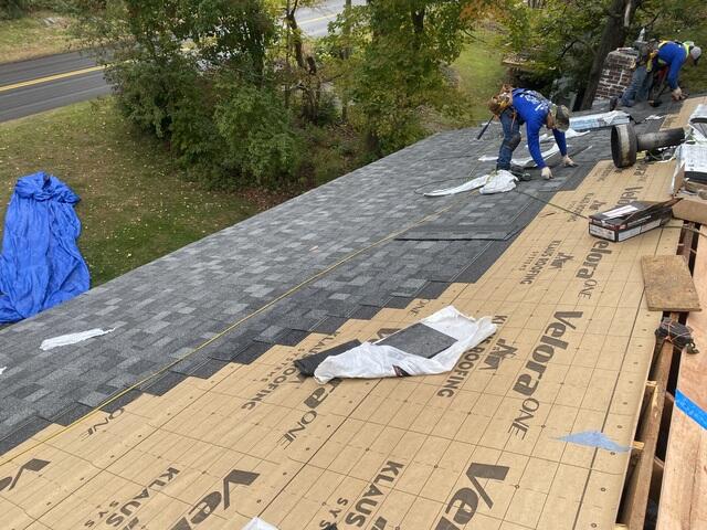 New Shingles Are Installed