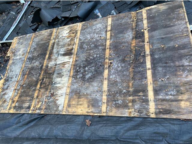 Bad Plywood Is Removed