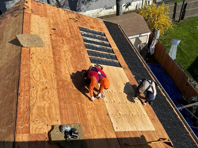 New Plywood Is Installed