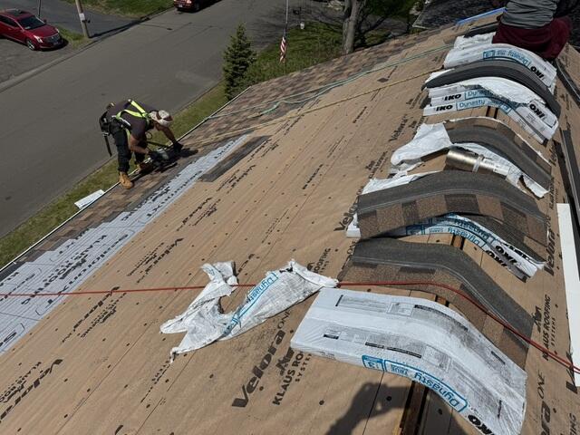 New Shingles Are Installed
