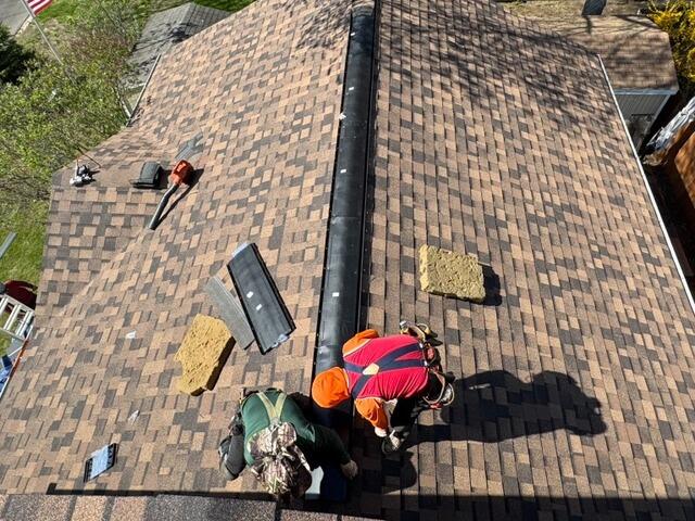 Ridge Vent Is Installed