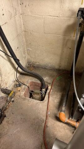 Before Sump Pump Installation