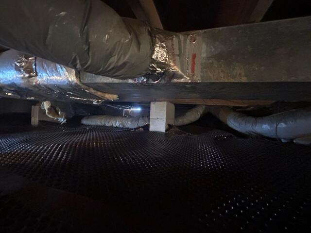 Drainage Matting Installed