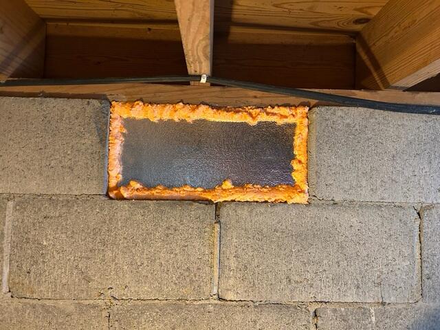 Vents Sealed